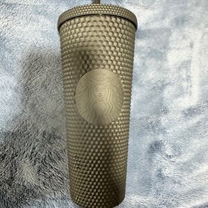 Starbucks Black Textured Studded Tumbler with Straw